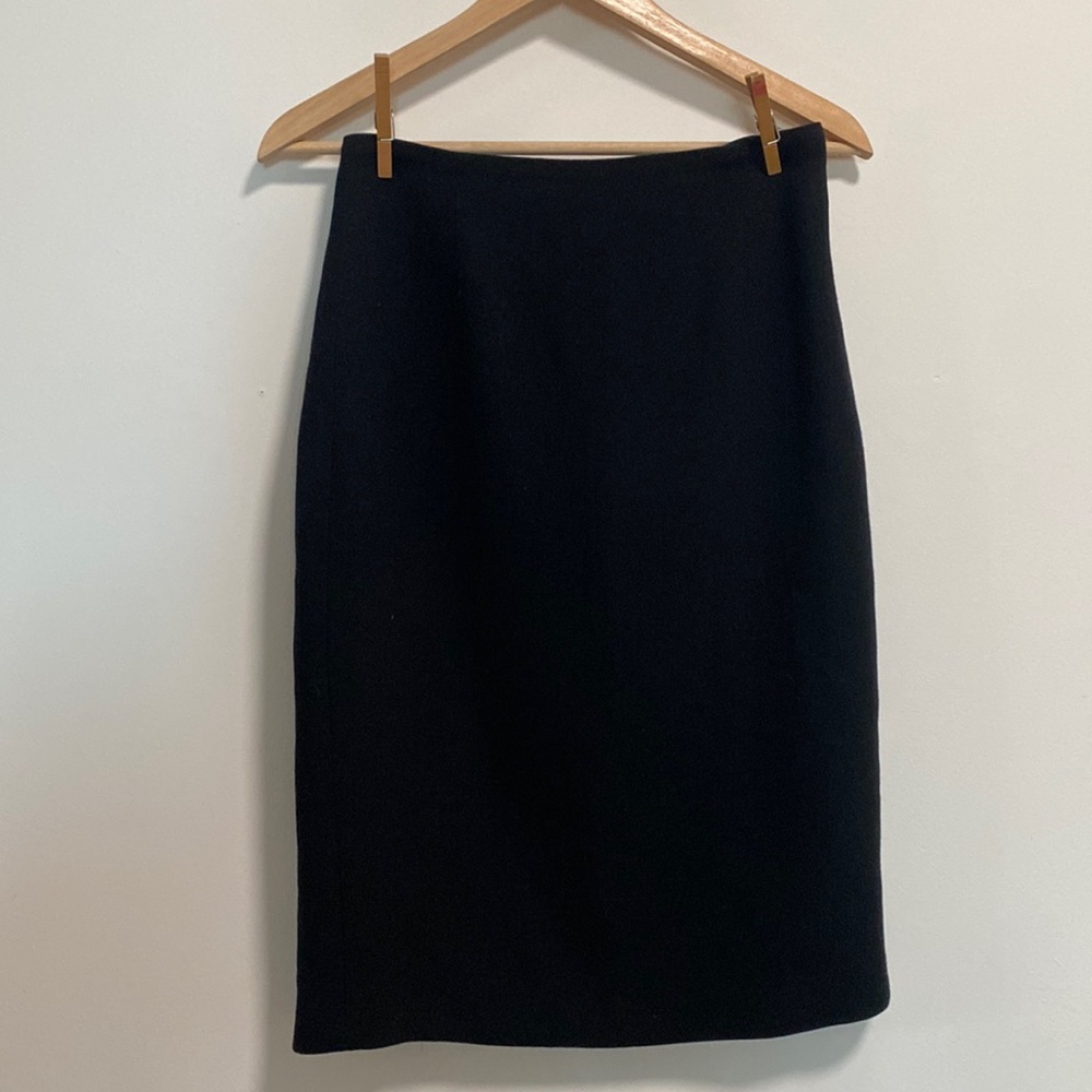 Charles Chang Lima 4 Wool Blend Midi Skirt